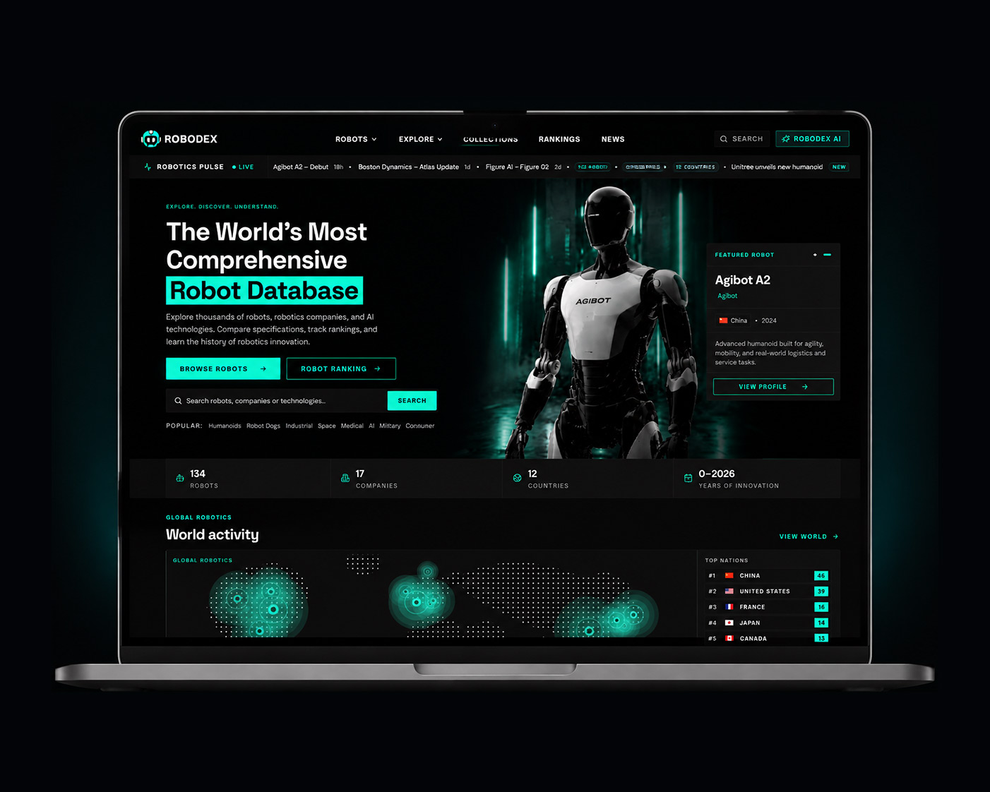RoboDex — the world's most comprehensive robot database