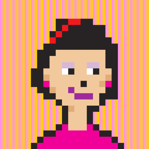 Charm Pixels character