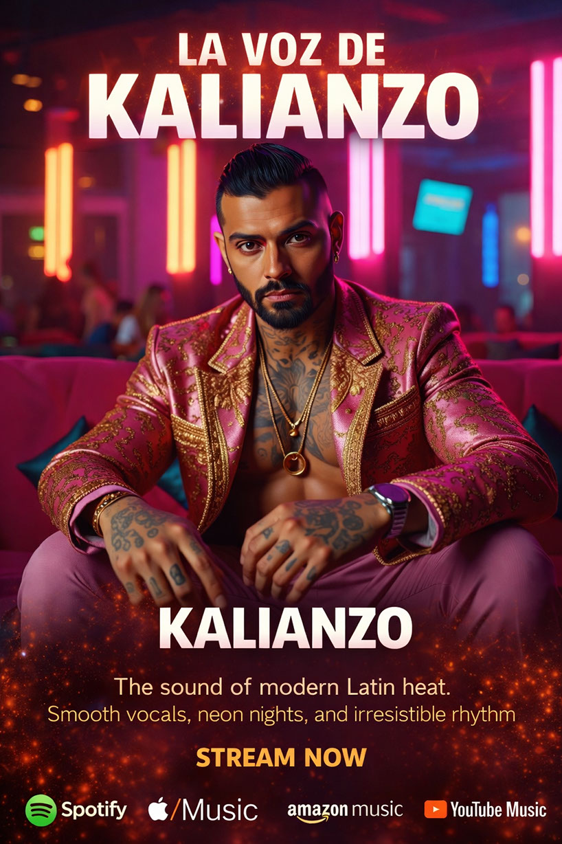 La Voz De Kalianzo – Music Promotion Poster