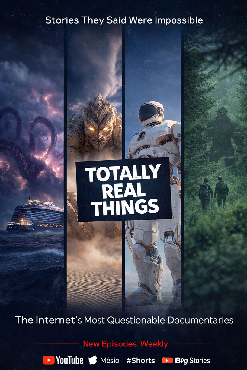 Totally Real Things – Short Film Series Poster