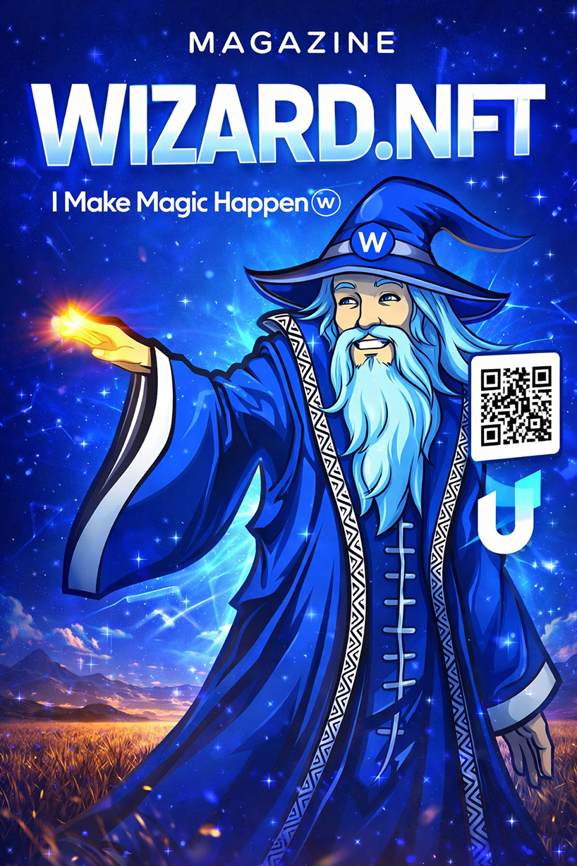 Wizard NFT Magazine Cover