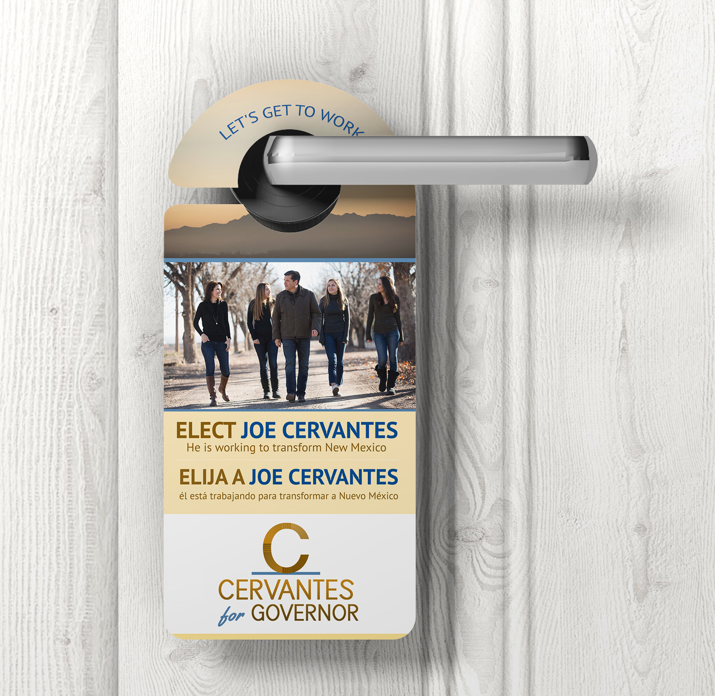 Political Door Hanger Design