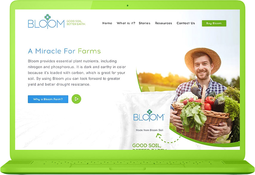 Launch landing page full layout